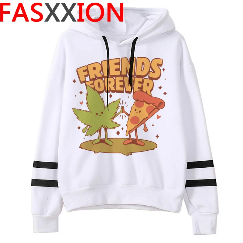 Bong Weed hoodies male Oversized streetwear Ulzzang y2k aesthetic men sweatshirts hoddies y2k aesthetic Korea